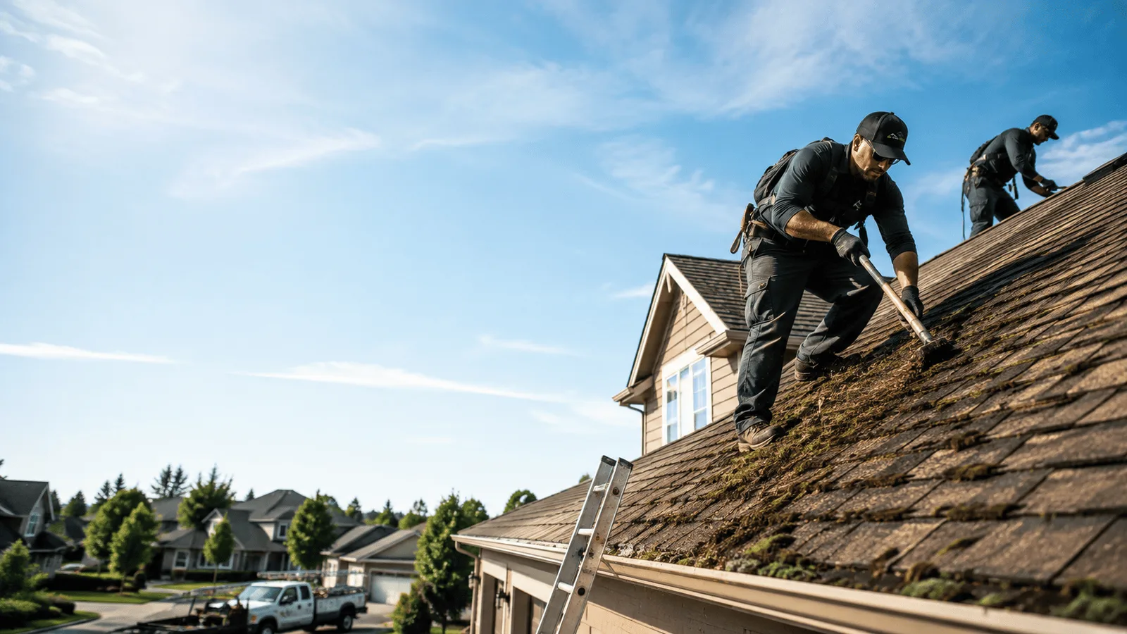 Roof Moss Removal in Montgomery, MI near me